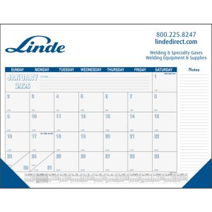 Linde Large Desk Pad Calendar