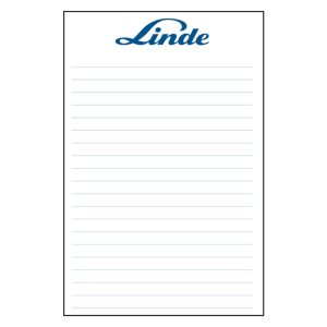 Linde Note Pad with Lines