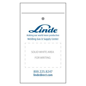 Linde Plastic / Poly Bag with Zip Lock, Hang Hole & White Area for Writing