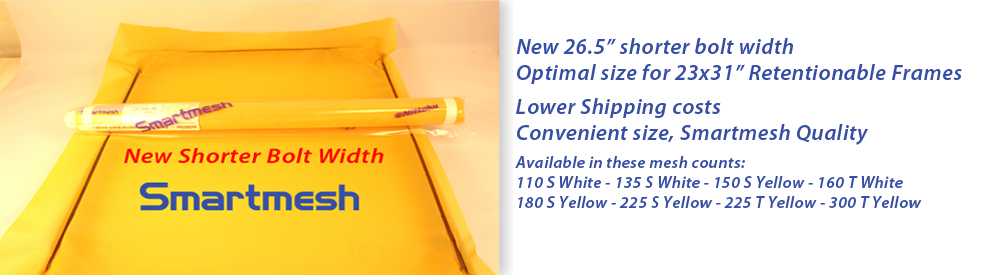 Short Mesh Bolts for Newman Roller Frames