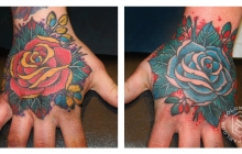 hand roses